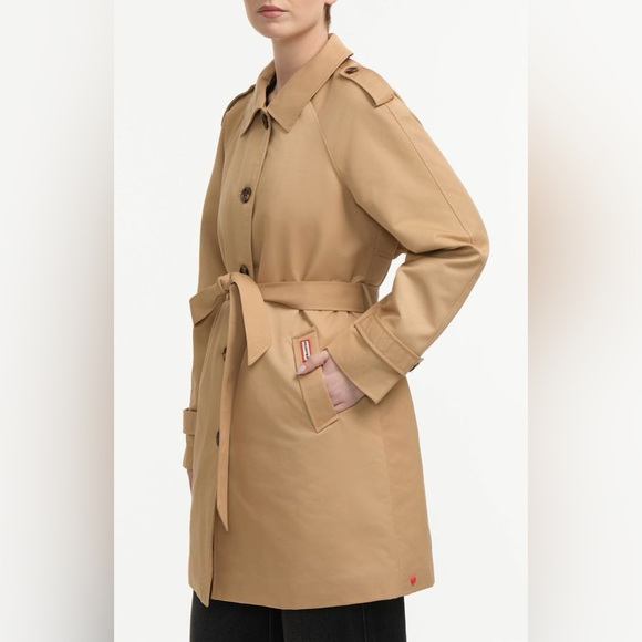 Hunter Women’s Stacy Water Resistant Trench Coat NWT - Picture 14 of 15